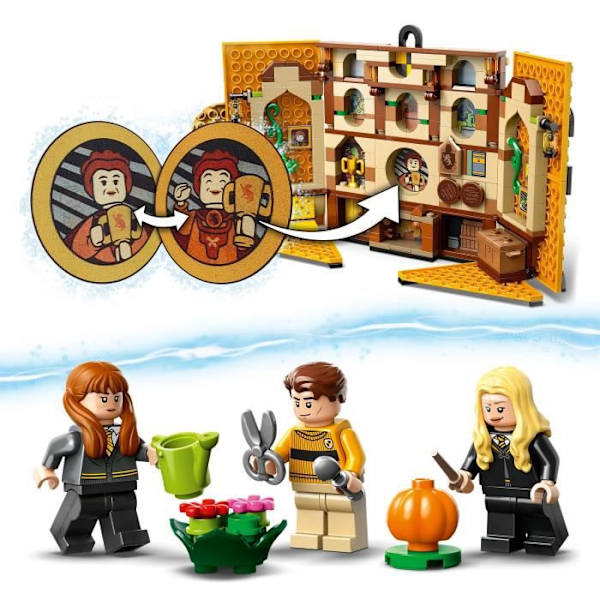 LEGO® Harry Potter 76412 Hufflepuff House Crest - Lelu minihahmoilla ja Tylypahkan linnan koristeella Vit