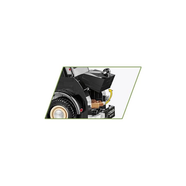 Modelsæt - COBI - 2267 - CITROEN 15CV SIX D - Plast - Interiør - Voksen