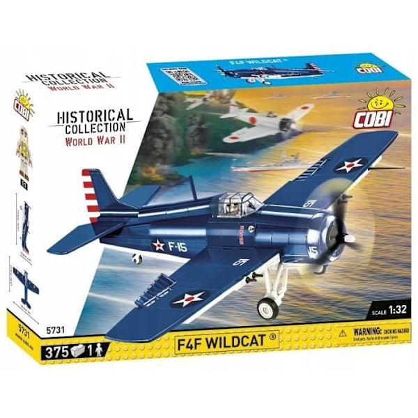 COBI 5731 - F4F WILDCAT marinblå