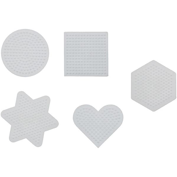 Perleplade - Hama - Firkantet, rund, hexagonal - Sort farve - Fra 5 år - Unisex Sort