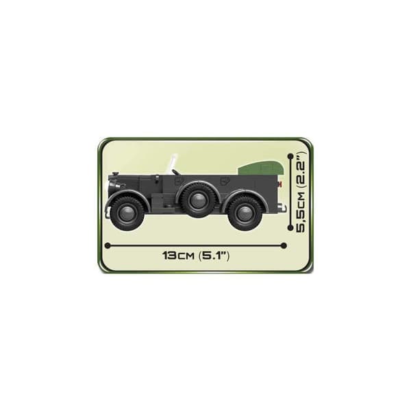 Byggspel - Cobi 2405 - 1937 Horch 901 (Kfz.15) marinblå