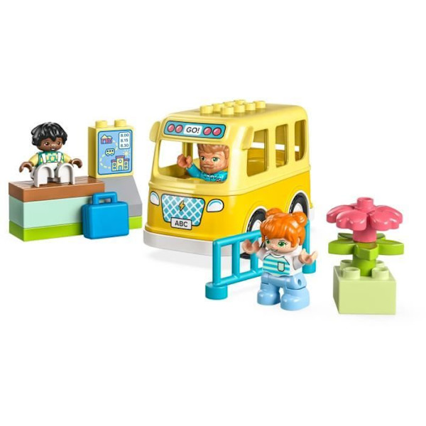 LEGO® DUPLO 10988 Bussresan, pedagogisk leksak för att utveckla finmotorik, barn 2 år Flerfärgad