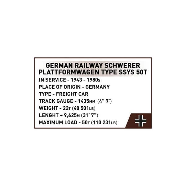 Modellens - COBI - 6284 - Transportvogn - 424 dele - 1:35 - Hvid