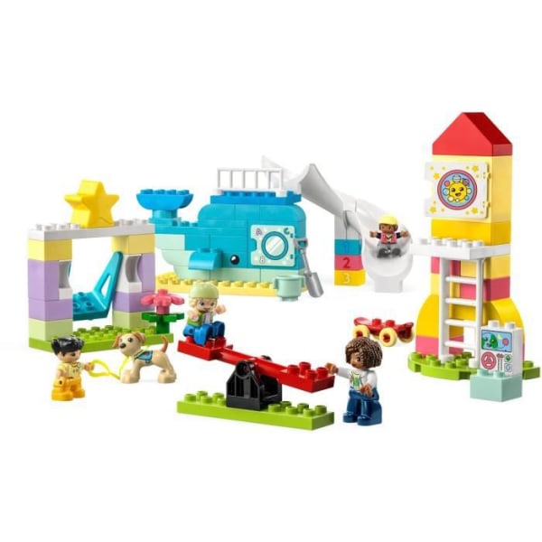 LEGO® DUPLO 10991 Lekplats, leksak för att lära sig bokstäver, siffror och färger