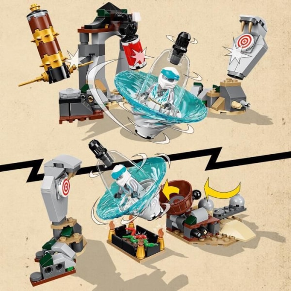 LEGO® 71764 Ninjago Ninja Training Center Spinning Top leksak för barn med Zane &amp; Jay minifigurer