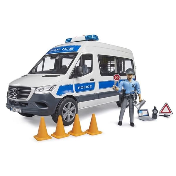 MB Sprinter politiets indsatsvogn vit/svart/blå