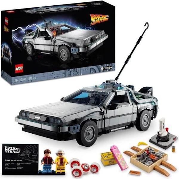 LEGO® 10300 Exklusiv Cdiscount Tidmaskinen från Tillbaka till framtiden Grå
