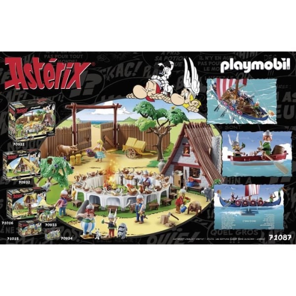 PLAYMOBIL Asterix Advent Calendar - Asterix ja merirosvot - 71087 - 125 kappaletta sisältäen 7 merkkiä Flerfärgad