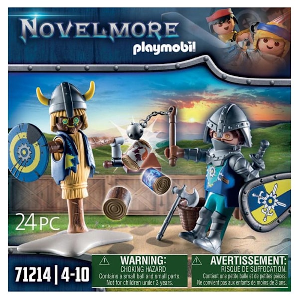PLAYMOBIL - Novelmore riddare och skyltdocka - Vit - Barn - 4 år och uppåt Vit