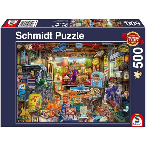 PUZZLE 500 BRICKER: MARCHE AUX PUCES Unik farve