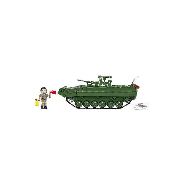 Rakennusleikki - COBI - BMP-1 - Vihreä - Tankki - 0.872 kg Grön