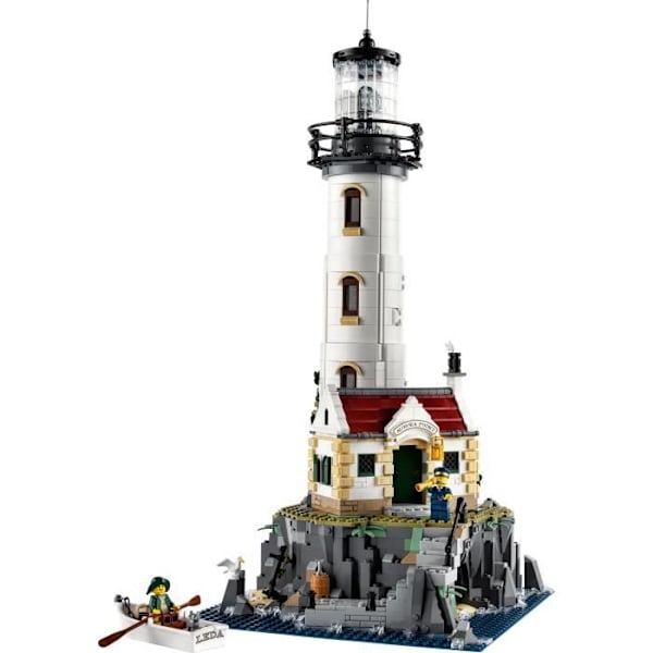 LEGO 21335 Ideas Moottoroitu Majakka, Cdiscountin eksklusiivisuus, Lahjaidea, Kotiaskartelu, sisältäen Merihenkilöfiguureja, Aktiviteetti Flerfärgad