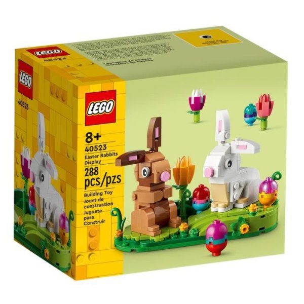 Byggleksak - LEGO - Påskharar dekoration - 288 bitar - Blandat