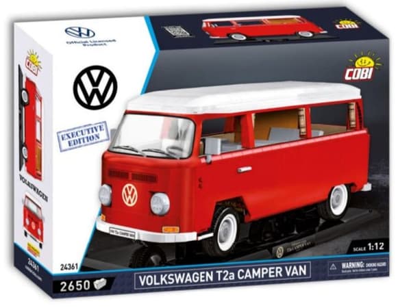 Byggesæt - Volkswagen T2a Campingvogn - Skala 1:12 - 2775 elementer - Executive Edition