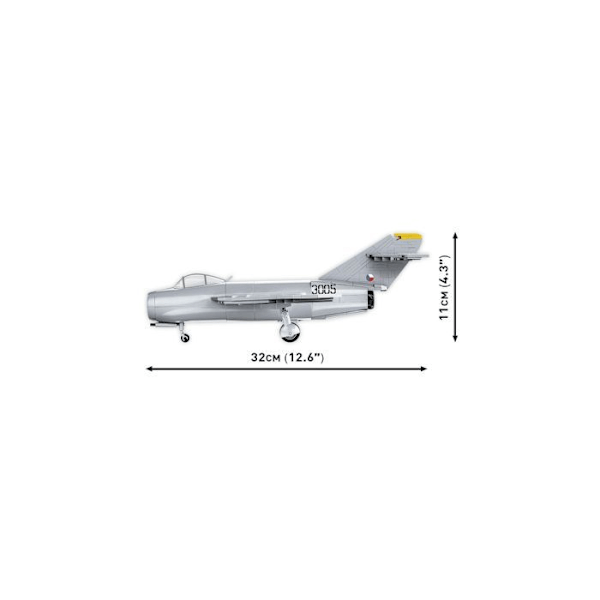 COBI S-102 TŠEKHOSLOVAKIN ILMAVOIT (MIG15)