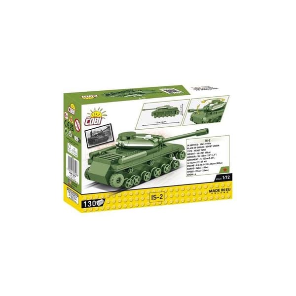 Maquette - COBI - IS-2 - 130 elementer - 1:72 - Grøn