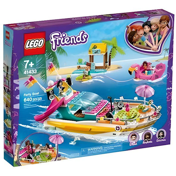 Byggesæt - LEGO - 41433 - Festbåd - 640 dele - 3 minidukker
