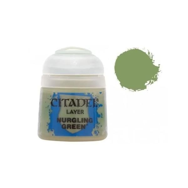 Maling - GAMES WORKSHOP - Citadel-Layer Nurgling - Grøn - 12 ml - Akryl grön