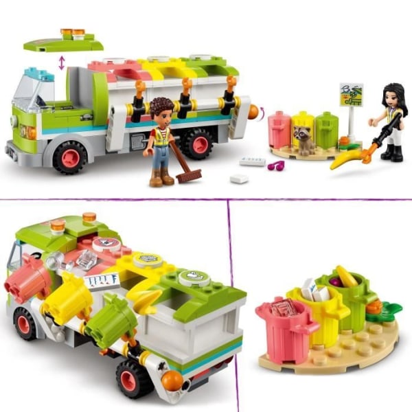 LEGO® Friends 41712 genbrugslastbil, pædagogisk legetøj, med Emma minidukke Flerfärgad