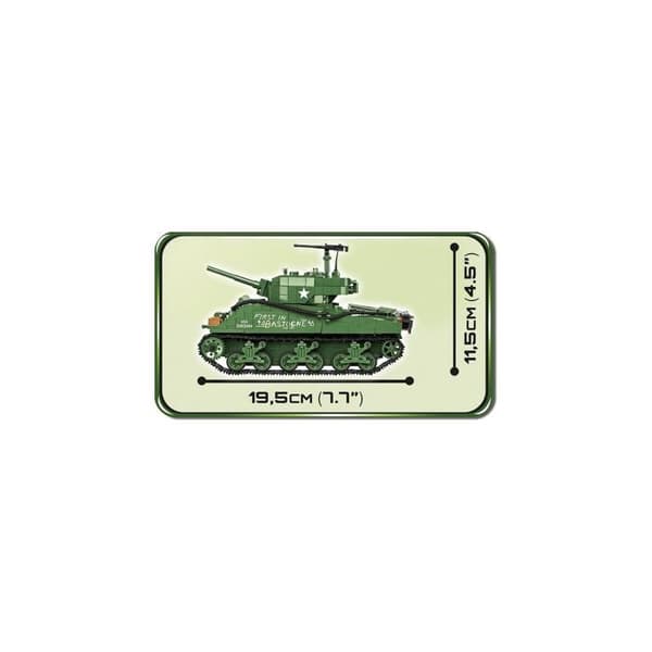 Rakennuspelit - Cobi 2550 - Sherman M4A3E2 "Jumbo" Grön