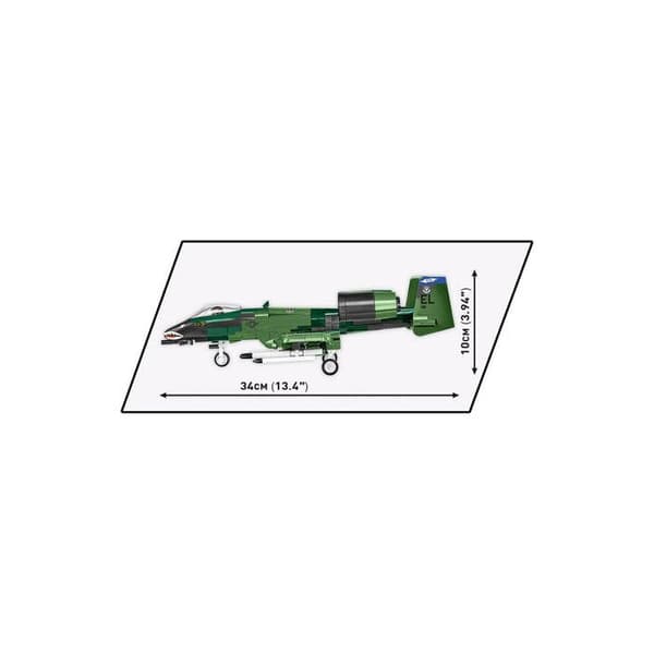 Maquette - COBI - A10 THUNDERBOLT II WARTHOG - 585 dele - Plastik - At samle selv