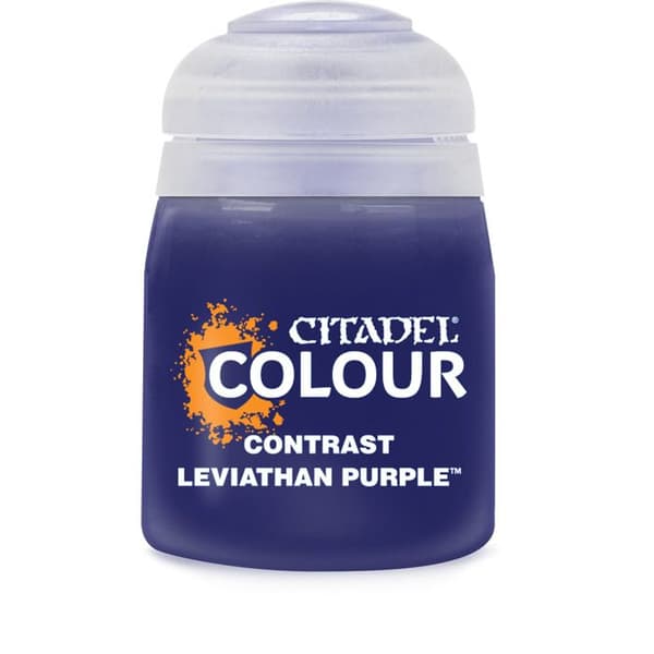 Maling - GAMES WORKSHOP - Citadel Contrast Leviathan - Lilla - 18 ml - 1 stk. lila