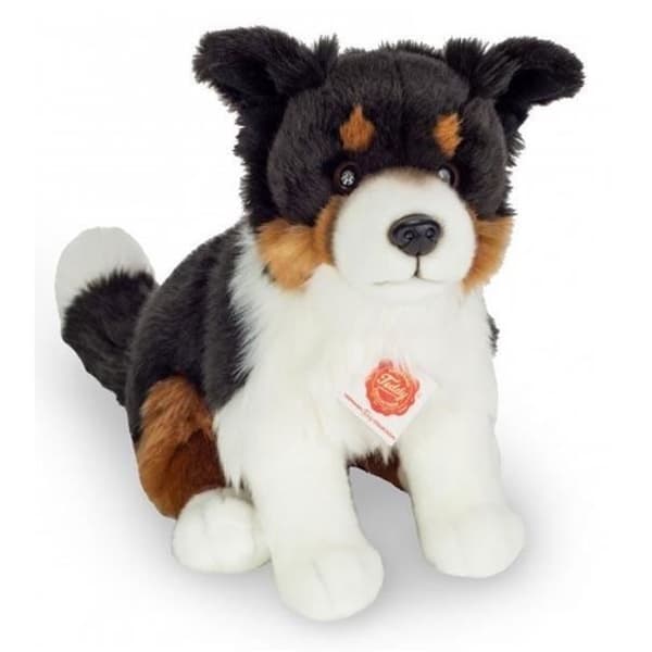 Peluche - Samling - Border Collie Hund - Siddende - 30 cm - Sort