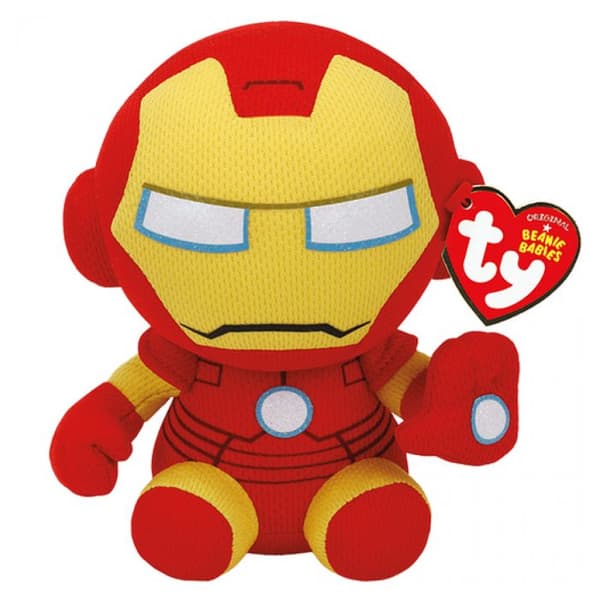 Pehmolelu Iron Man 15 cm - Punainen, Keltainen - TY - Marvel - Pehmolelu Flerfärgad