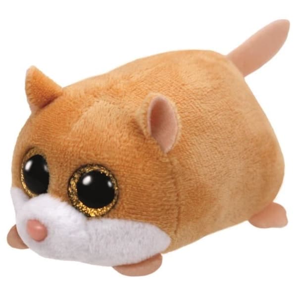 TY Peluche Peewee hamsteren - 8 cm beige