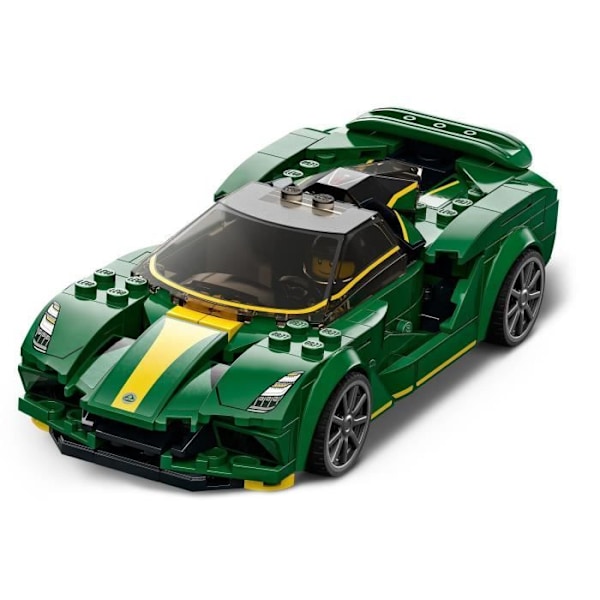 LEGO® 76907 Speed Champions Lotus Evija racerbil, nedskalad leksak med minifigur för racerförare, barnleksak Flerfärgad