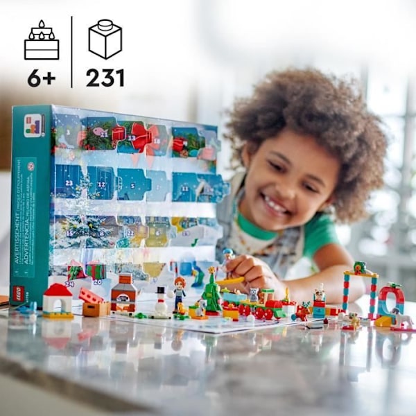 LEGO® Friends - Adventskalender 2023 - 24 gaver inklusive 8 dyrefigurer - julegave