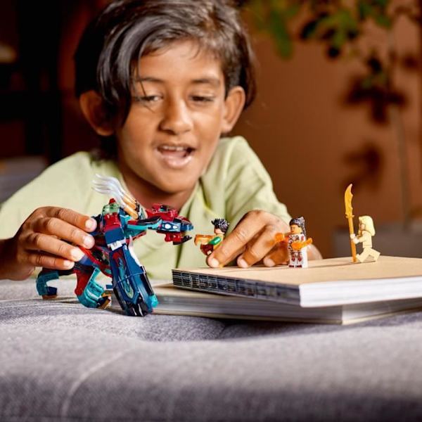 LEGO® 76154 Förundras över det avvikande bakhållet! The Eternals, Byggleksak för barn från 6 år, Superhjältefigurer Blå