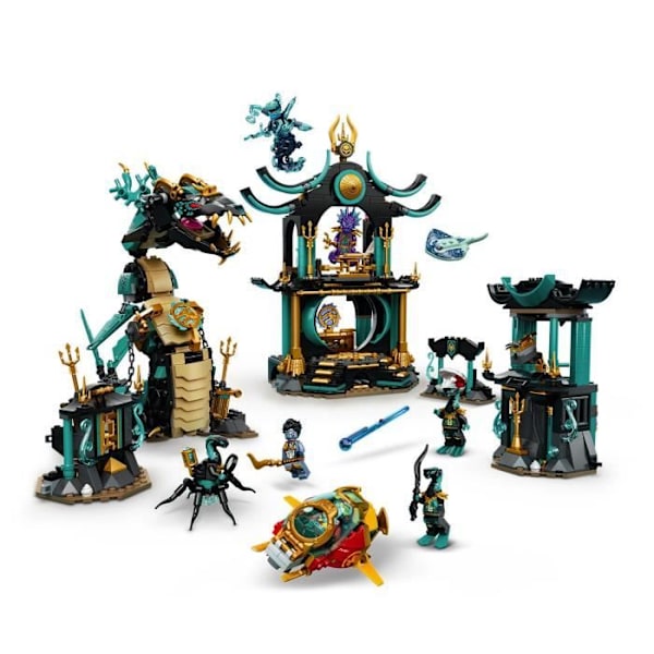 LEGO® 71755 NINJAGO® Temple of the Endless Sea med Ninja Kai – barnleksak 9 år och uppåt Flerfärgad