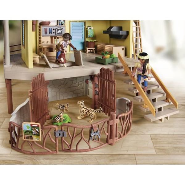PLAYMOBIL 71007 Dyreplejecenter, Wiltopia, genbrugsmaterialer eller biomaterialer, fra 4 år og opefter Flerfärgad