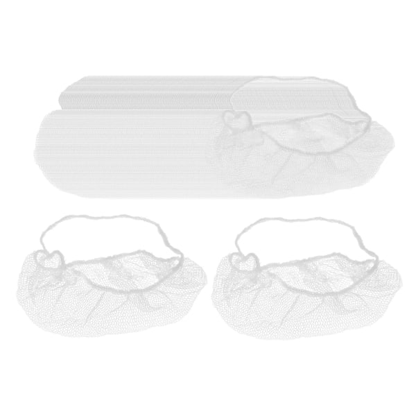 100 kpl Partaverkko Suojaava Partasuoja White elastic