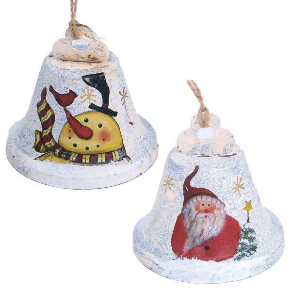 2 delar Christmas Bells Bell Pendant Christmas Bell Christmas style 3
