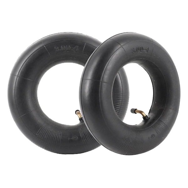 2-pack innerslangar med TR87-ventil för skottkärra, säckkärra, pirra 3.00-4, 260x85 svart