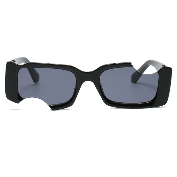 Man Kvinna fyrkantiga solglasögon (svarta, 1 st)