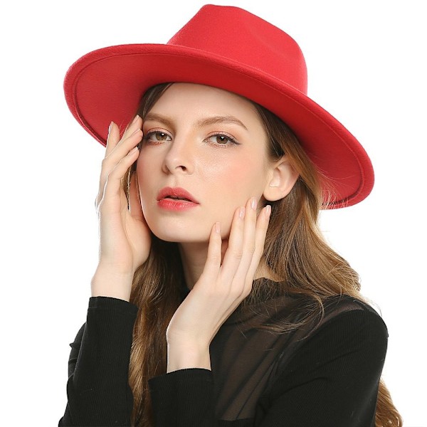 Herr- och damfilthattar, cowboyhattar, scenframträdanden, dansfester, jazz, Panama, vinter och höst Brown Brown No,