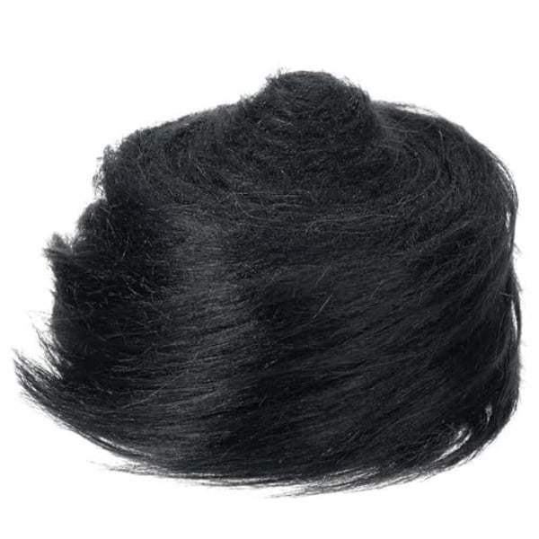 Luden og myk kunstig pels i stoff, forhåndskutte strimler av falsk pels, fluffy pelsruller, DIY-bånd av falsk pels