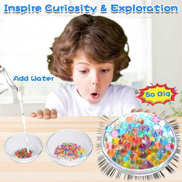 Vannperler 50000 Soft Beads Rainbow Mix Vanndyrkingsballer