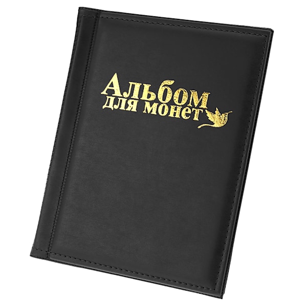 250 fickor 10 sidor World Coin Storage Mapp Album Pengar Insamlingshållare Bok Svart