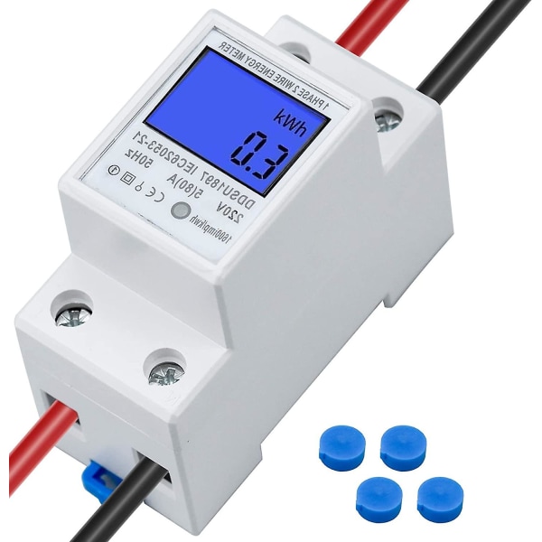Digital Electric Energy Meter 5-80 A 230v 50hz
