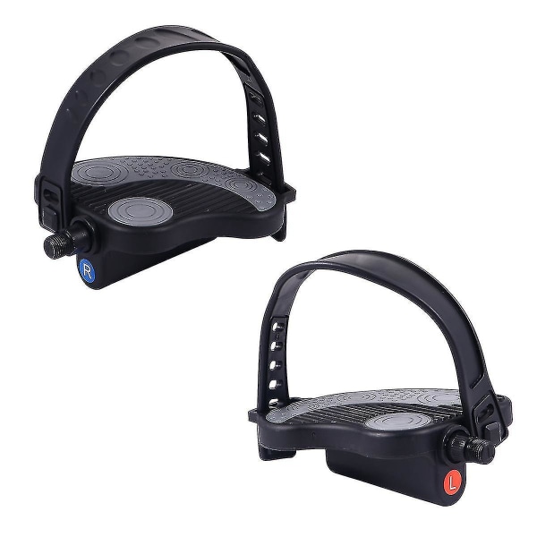 1 Pair Exercise Bike Pedals With Straps Spin Bike Pedals