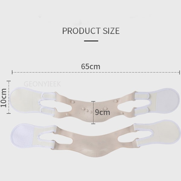 Chin Cheek Silikon bantningsbandage V Line Face Shaper Tool 1pc white