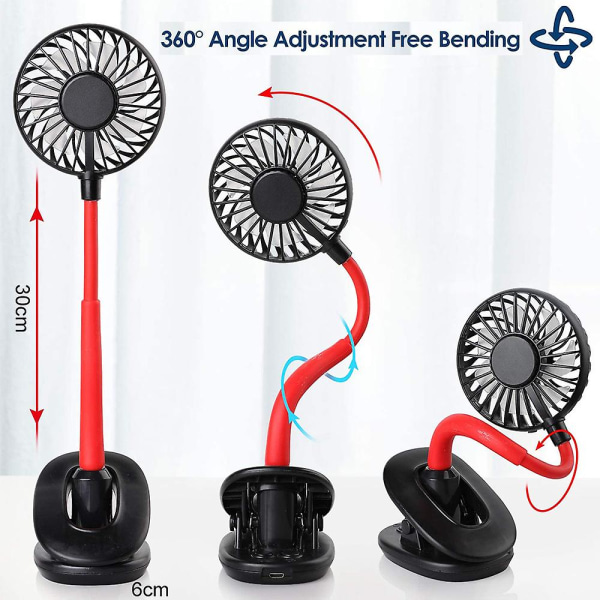 Clip On Fan Usb Fan Mini Fan Personlig skrivebord elektriske vifter