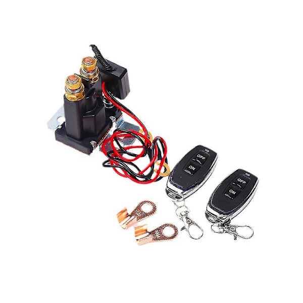 12V 500A Fjernstyret Batteriisolator Opgraderet til Bil Lastbil Autocamper Batteriisolator med 2 Nøgler