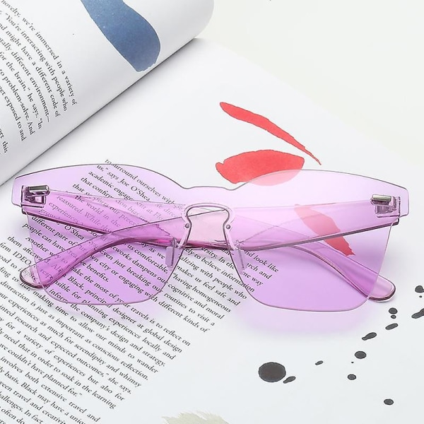 (Ocean Purple)Square polariserade solglasögon för män och kvinnor