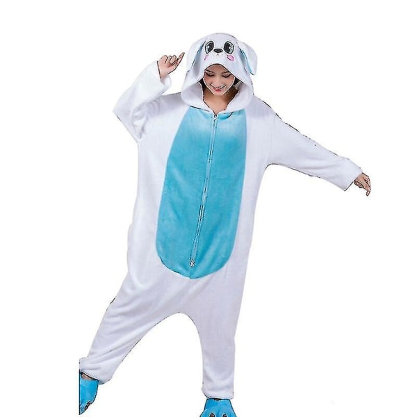 Dam Pyjamas Flanell Dragkedjor Tecknad Kigurumi Onesie För Vuxna Män Djur i ett stycke Pijamas Flickor Kostym Xxl 180-200cm Bear pajamas S