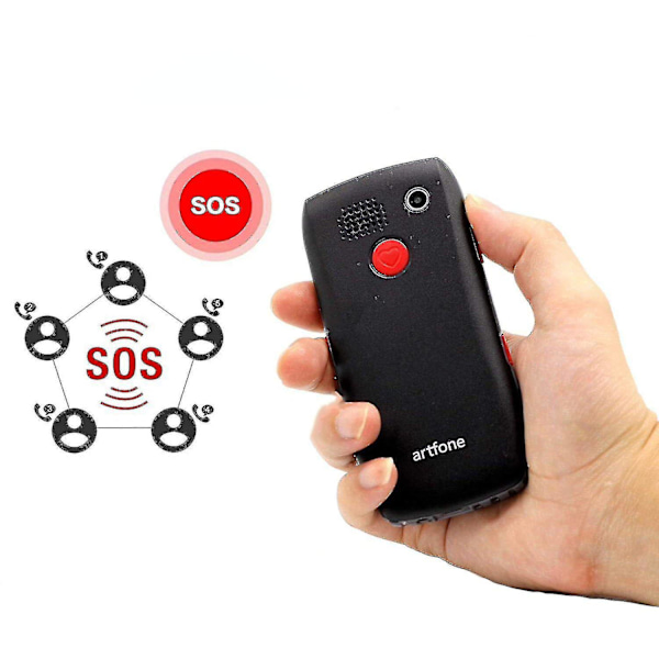Mobiltelefoner til ældre Seniormobiler med Sos